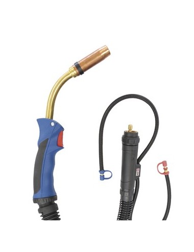 Mig Torch Grip 500A - 5M - Steel/Water Cooled (Ct Ø1.2Mm-M8)